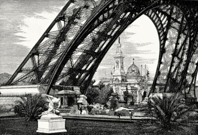 《1889年巴黎世博会/The 1889 Paris world fair》作者：埃米莉•莫诺（Émile Monod）