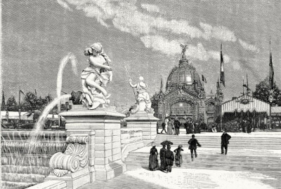 《1889年巴黎世博会/The 1889 Paris world fair》作者：埃米莉•莫诺（Émile Monod）