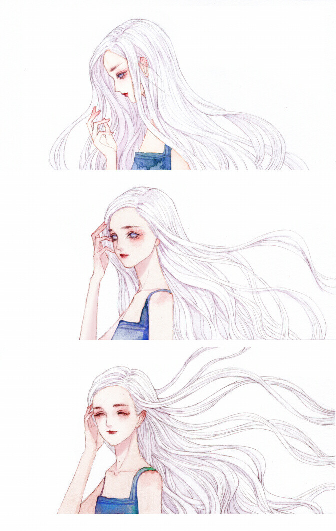 少女 梦幻 插画师：--君翎-