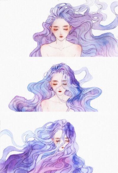 少女 梦幻 插画师：--君翎-