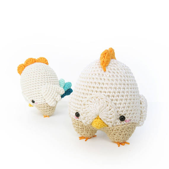 4 seasons: EASTER (Easter Chick, Easter Bunny, Easter Lamb) ? lalylala crochet pattern / amigurumi