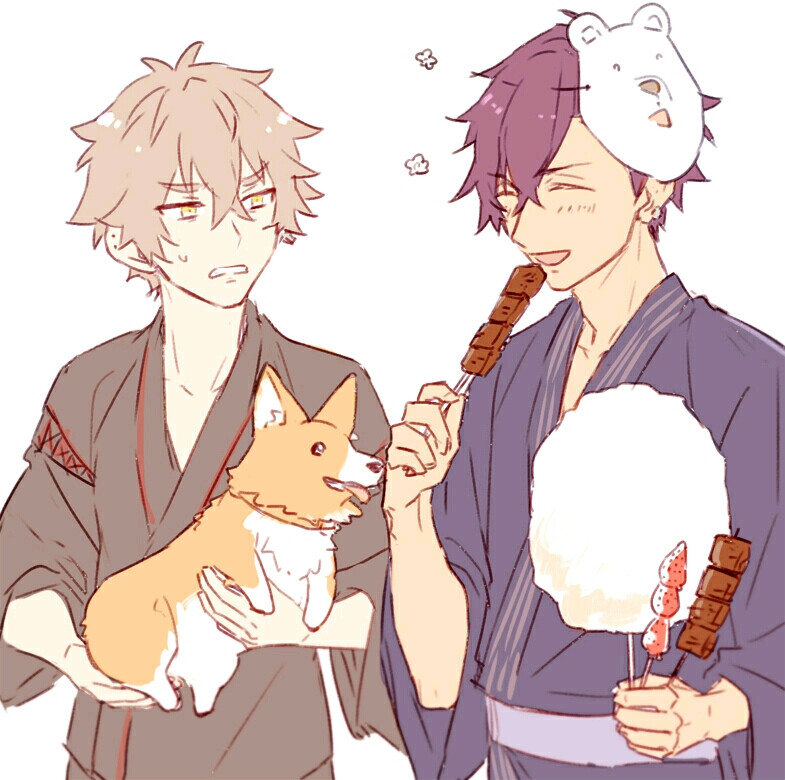 沐湷搬运偶像梦幻祭 乙狩阿多尼斯 大神晃牙 阿多晃 男子 帅气 治愈