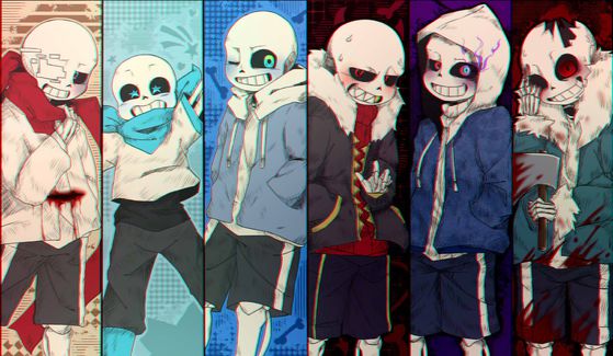 UndertaleAU
Aftertale
Underswap
Undertale
Underfell
Dusttale
Horrortale