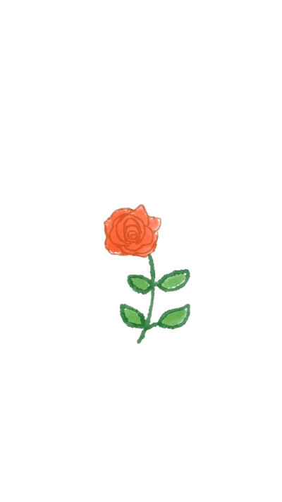 手绘壁纸 rose