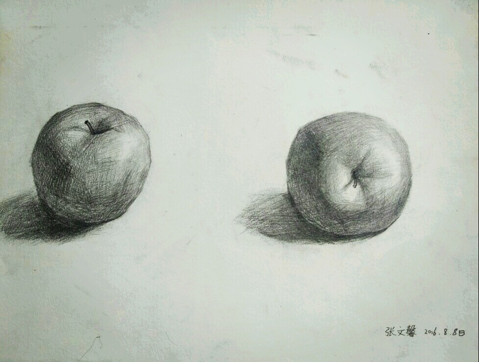 『素描』apple