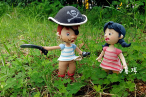 2017#超轻粘土#青梅竹马海盗小情侣 by@暮珥