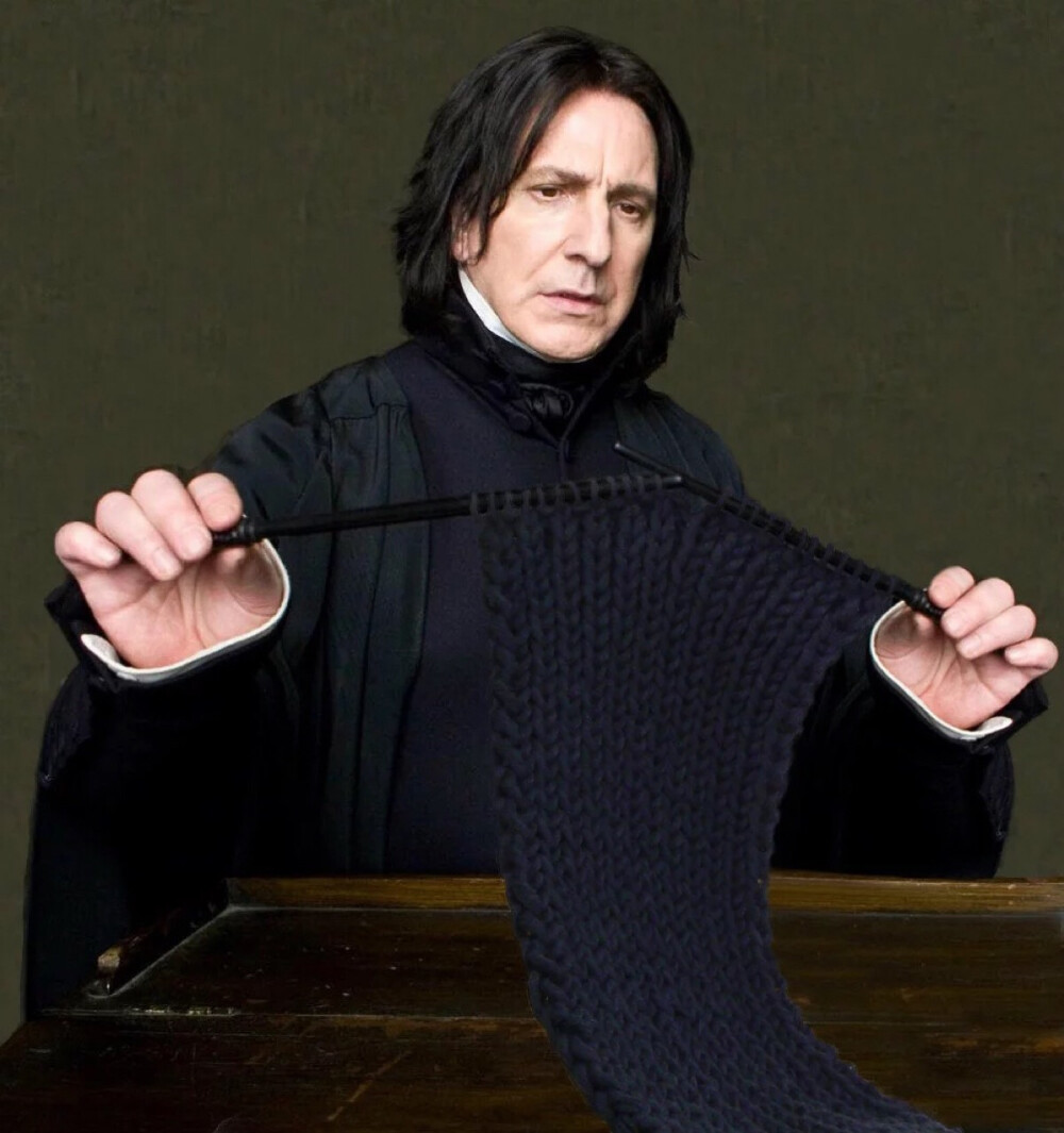 Severus Snape教你织围巾