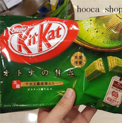 7月清仓！日本进口零食 KitKat雀巢奇巧抹茶口味巧克力威化12枚入