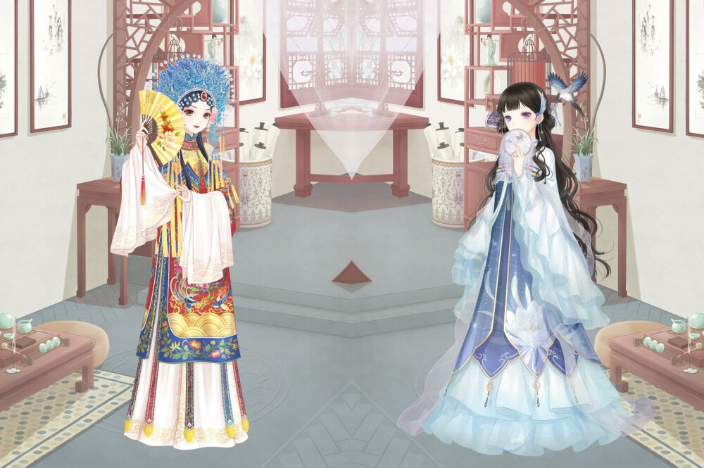 奇迹暖暖美服宣传图凤鸾鸣夕夜迢迢