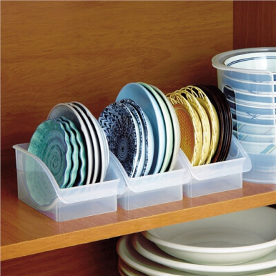 日本进口厨房橱柜碗架 塑料碗碟架盘子置物架碗盘架子餐盘碟子架