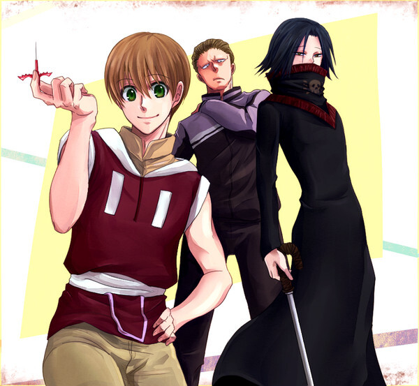 幻影旅团 飞坦 侠客 芬克斯 图源p站