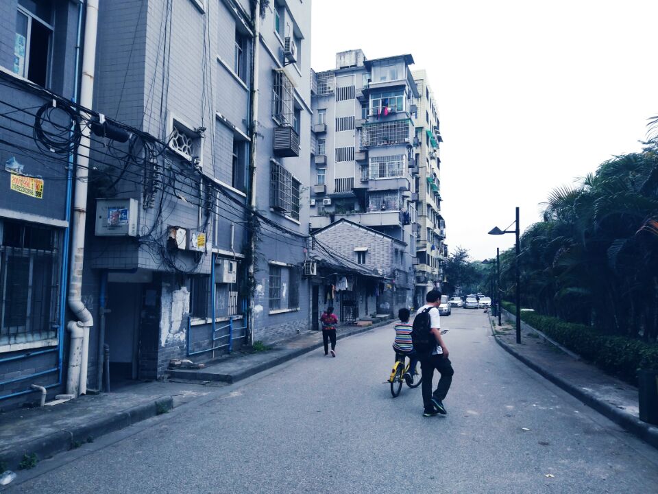 广东 广州 芳村：珠江旁边的芳村，有古老味道的建筑物。那天特意和朋友去吃鸡煲