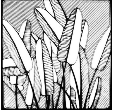 黑白装饰画