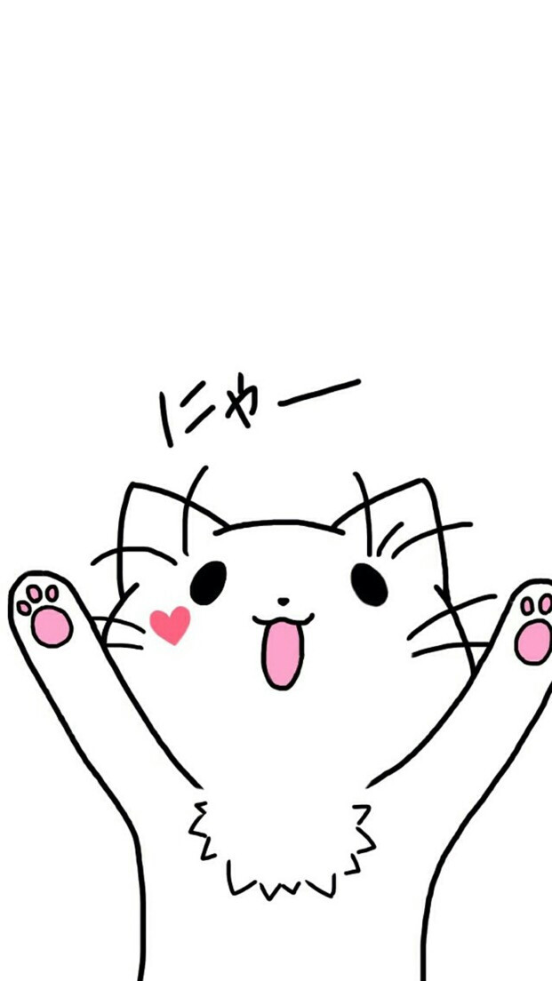 超可爱壁纸，卡哇伊，猫咪，卡通美图chu!(◦˘ ³(♡ŐωŐ❤