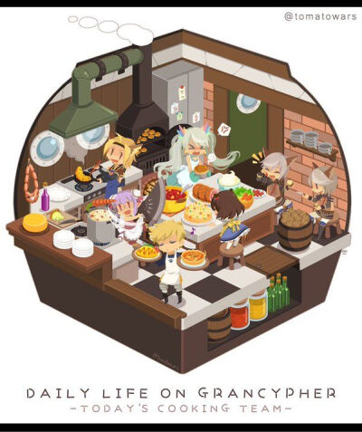 グランサイファーの日常～本日の料理当番～