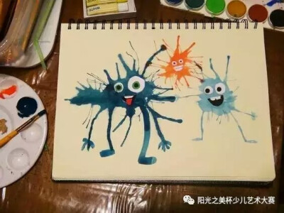 吹画