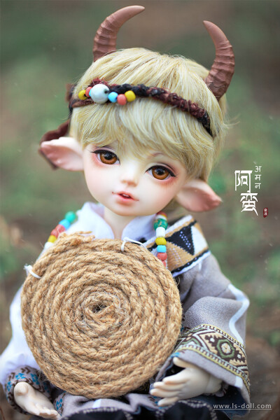 龙魂人形社 限量 BJD SD 娃娃 动漫 玩具 人偶手办 上古神兽 小夔牛·阿蛮 1/6 BJD娃