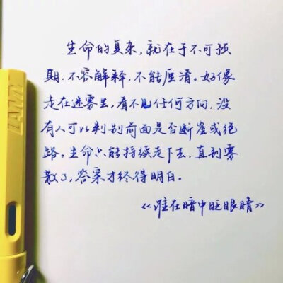 鼓励自己练好字