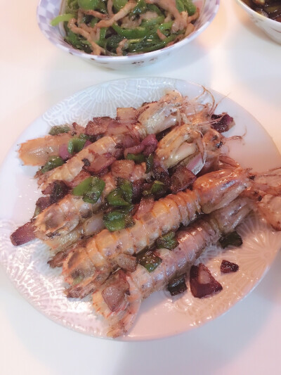椒盐琵琶虾