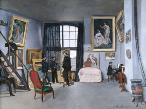 《巴齐耶的工作室》（Bazille's Studio），1870年
