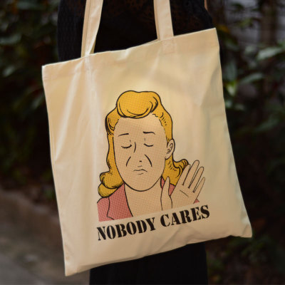 定制
NULL BAG原创纯棉帆布手提单肩包 搞怪文艺青年环保购物袋