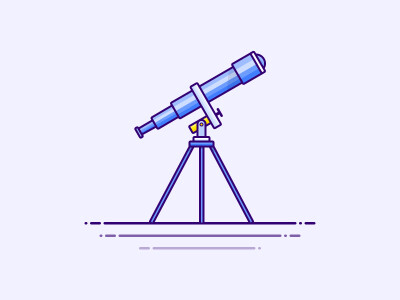 ★ 望远镜图标设计 #望远镜 #太空