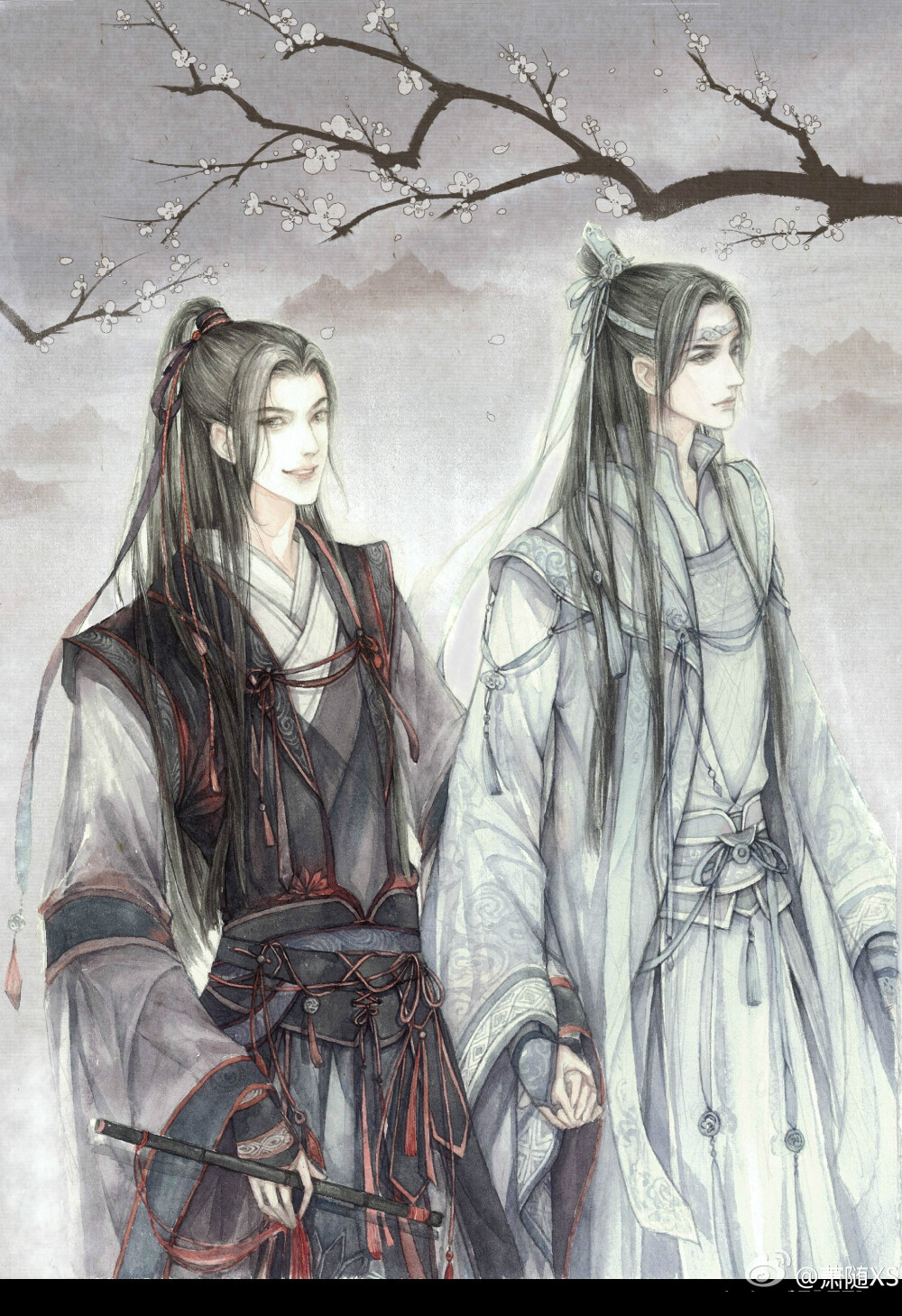 汪叽羡羡绘师萧随xs