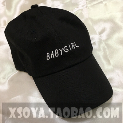 BABYGIRL CAP刺绣帽