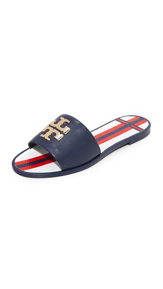 Tory Burch 徽标果冻凉拖鞋