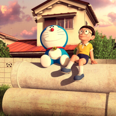 哆啦a梦和大雄
