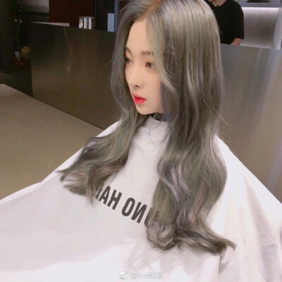 ins hair：砂金 / 青木亚麻灰 *染发色参考 ​​​​