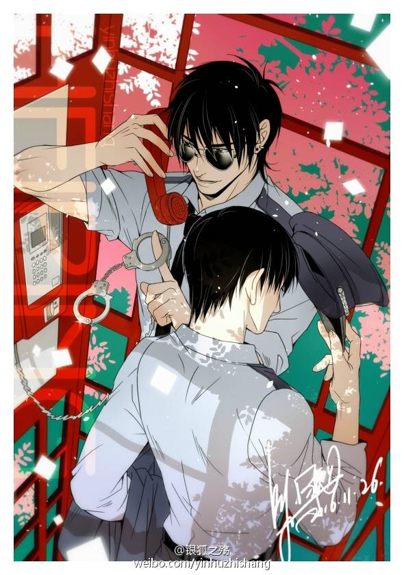 黑瓶 黑瞎子/张起灵
绘师@银狐之殇
【尊重作者，严禁二改、商用，严禁二次上传】