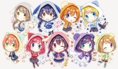 Love Live！[高坂穗乃果/南琴梨{南小鳥}/園田海未/星空凜/西木野真姬/小泉花陽/東條希/矢澤日香/絢瀨繪里]