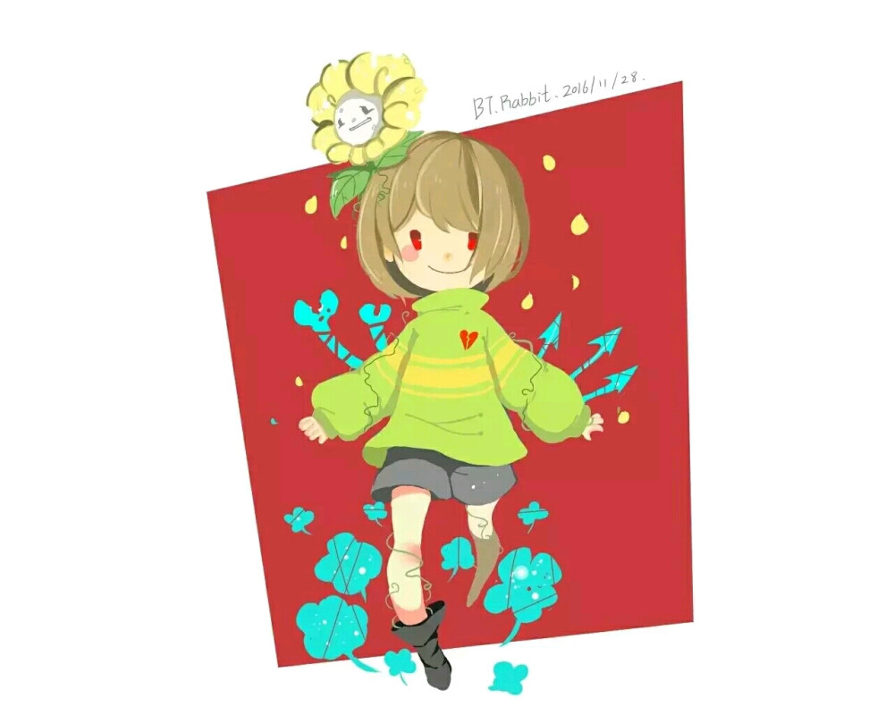 Undertale——Chara&Flowey