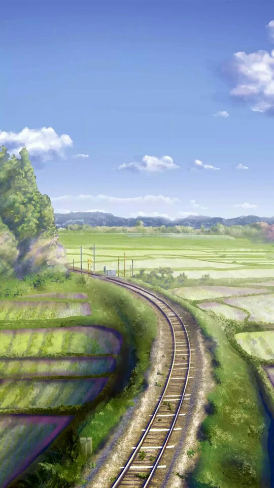 田野上的铁路