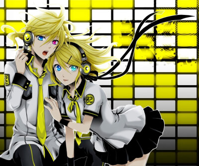 鏡音雙子。