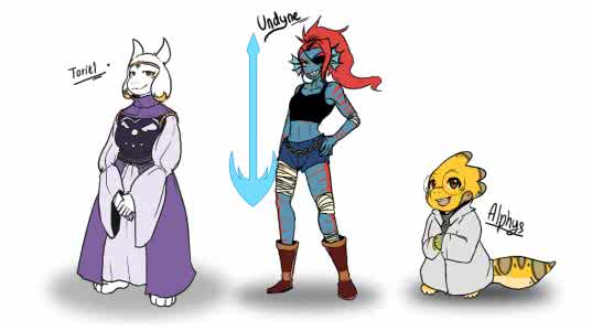 UndertaleAU——GZtale（Toriel,Undyne,Alphys）