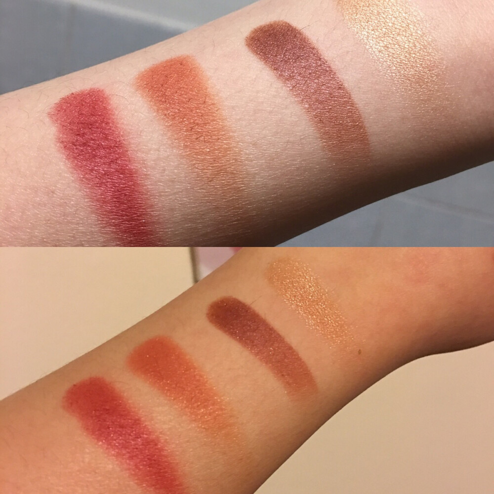 colourpop套装眼影（zingara）冷光灯和暖光灯