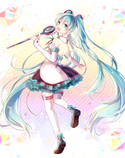 初音未来 绘师：よいし 本作品pixiv id= 63098698