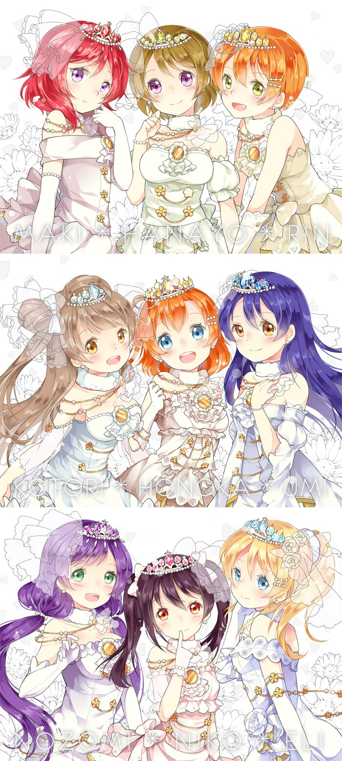 lovelive 同人 婚纱篇