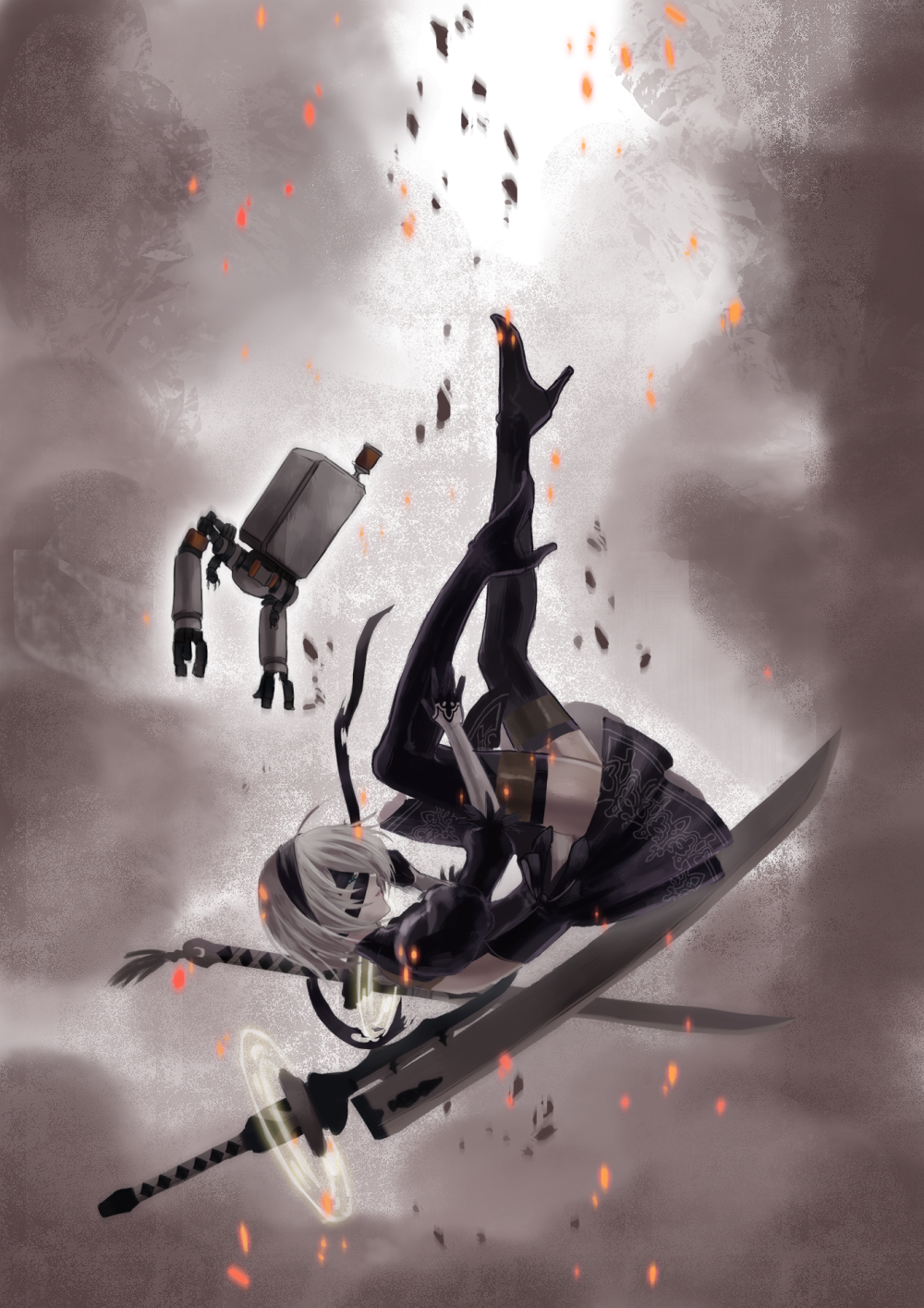 NieR：Automata 尼尔：机械纪元 绘师：未架佐 本作品pixiv id=63110578