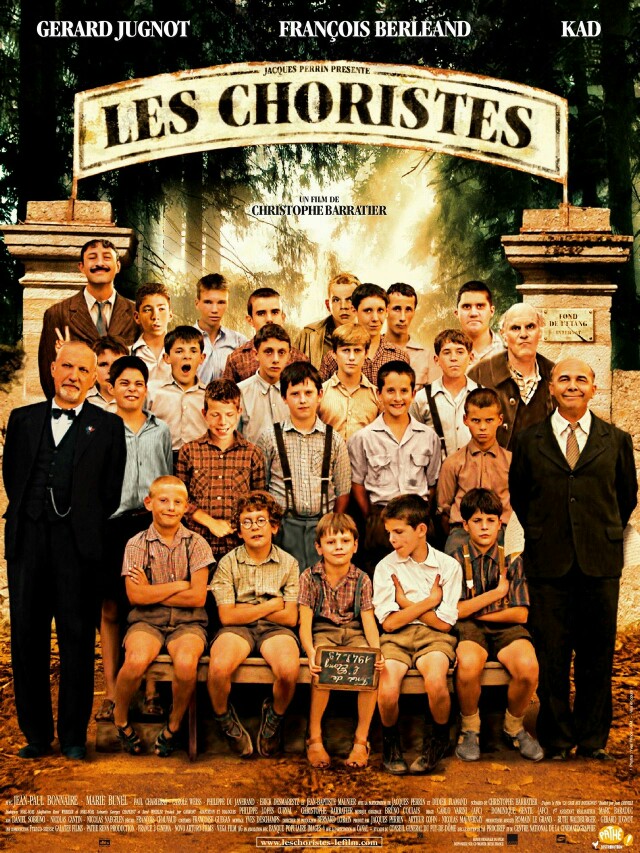 119.★★★★《放牛班的春天》（《Les Choristes》)是2004年上映的一部法国音乐电影，由克里斯托夫·巴拉蒂执导，杰拉尔·朱诺、让-巴蒂斯特·莫尼耶、弗朗西斯·贝尔兰德等人主演。
该片讲述了世界著名指挥家皮埃尔·莫安琦重回法国故地出席母亲的葬礼看到当年音乐启蒙老师克莱门特·马修遗下的日记勾起回忆，慢慢细味着老师当年的心境的故事。
该片以850万人次获得法国年度票房冠军。2005年该片入围第77届奥斯卡金像奖最佳外语片和最佳原创歌曲两项提名以及第62届美国电影电视金球奖最佳外语片提名等奖项。