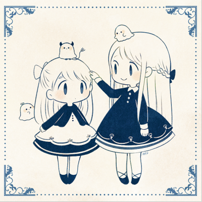 女生头像，绘画。via——pixiv（一个app）ID：a y u（LINEスタソプ）