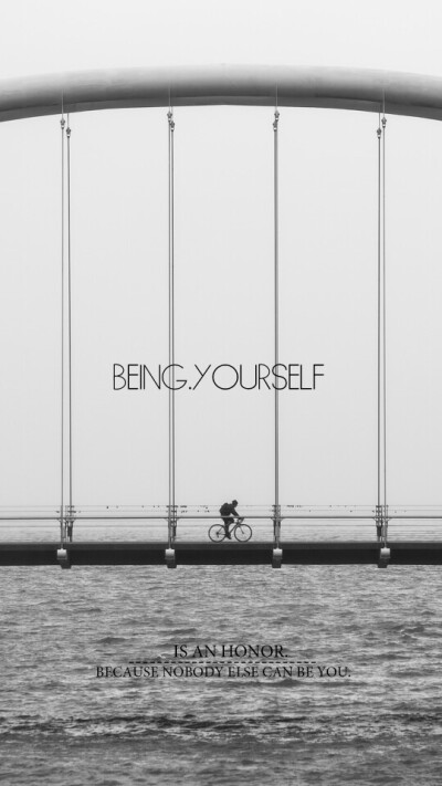 Being yourself 