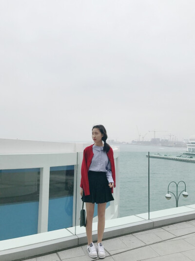 ifashion渔不二自制万年经典撩男神常备学院风甜美百褶短裙女