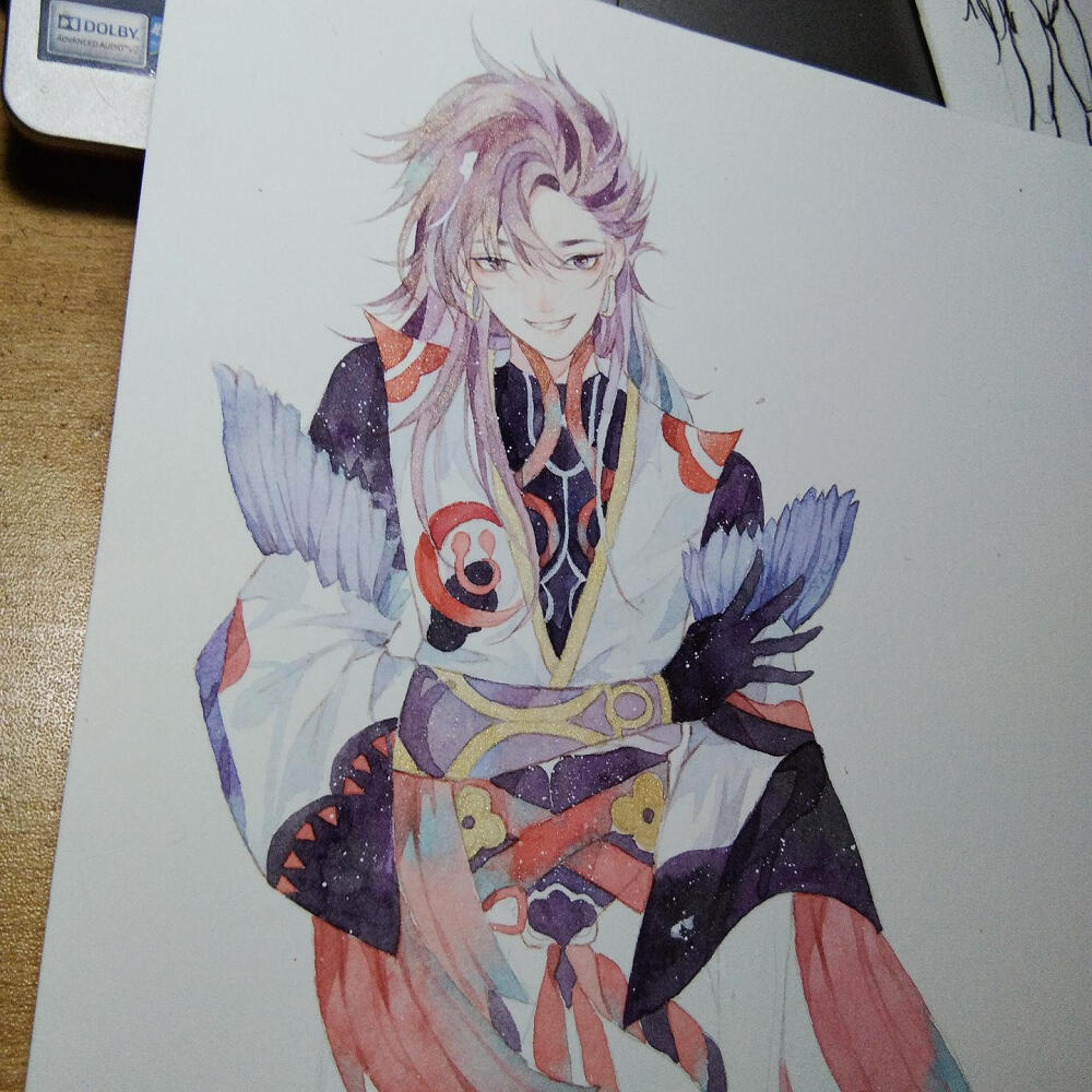 涂鸦_妨害電波_阴阳师手游圈插画_网易GACHA二次元社区