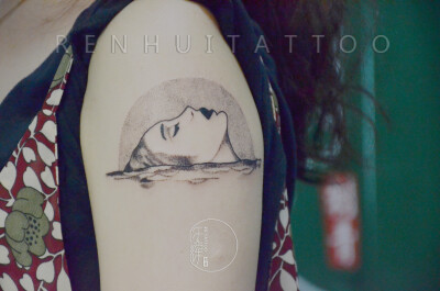 上海纹身 上海任辉刺青纹身作品——空想