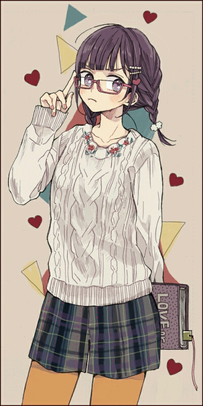 女生头像，绘画。via——pixiv（一个app）ID：霊子