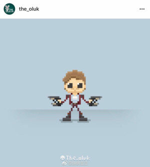 银河护卫队 可爱大眼版 但是漫版细手细脚的 拼豆时候可以适当改造加粗或者添加背景哦#拼拼豆豆# ​​​​