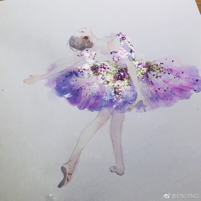 ballet 插画：ENOFNO